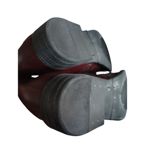 Miz Mooz Luna Burgundy Wine Leather Boot Size 8 Women's   49 - Picture 12 of 16